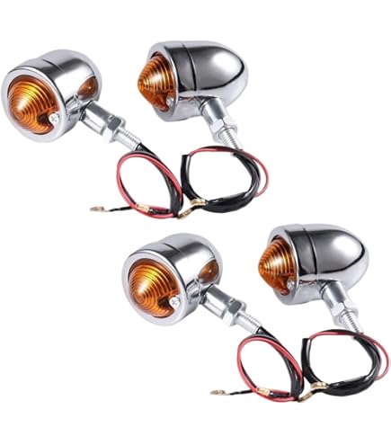 Amazon | CustomDivine 砲弾型 12V ブレット ウインカー 4個セット